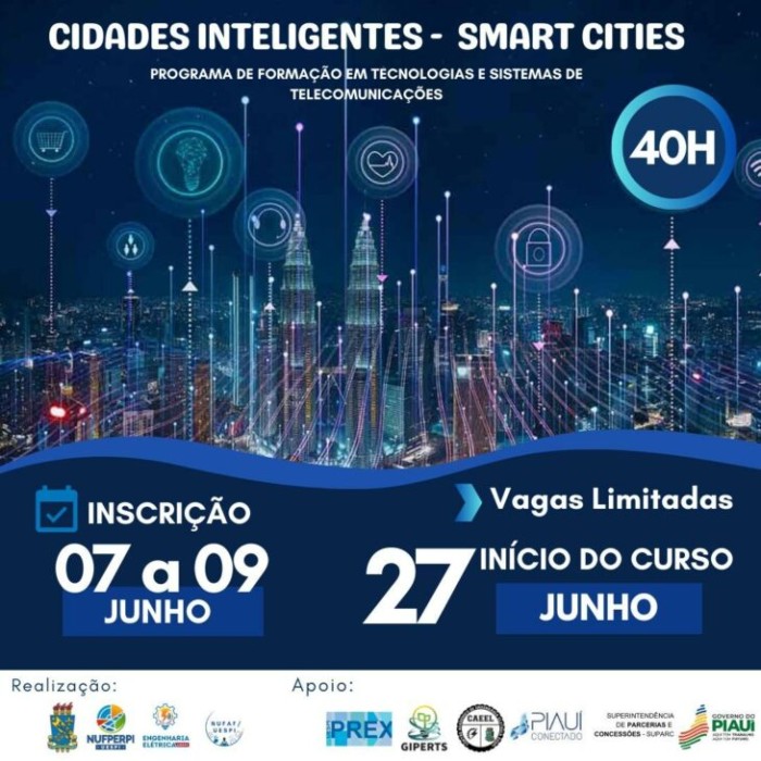Núcleo de Formação e Pesquisa em Energias Renováveis e Telecomunicações oferece curso inovador sobre Cidades Inteligentes
