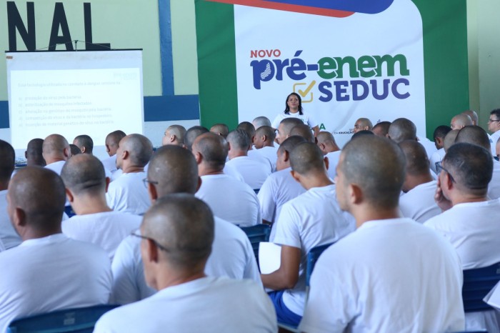 Sejus e Seduc realizam a 1ª revisão Pré-Enem na Penitenciária Profº José Ribamar Leite