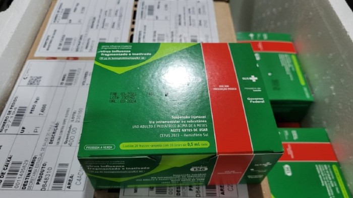 Piauí recebe 250 mil novas doses para reforçar vacinação contra a gripe