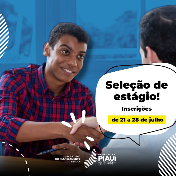 Seplan abre processo seletivo com 23 vagas para estágio