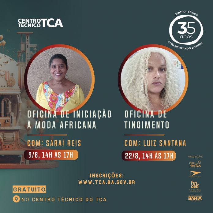 Centro Técnico do TCA promove em agosto mais duas oficinas de série que celebra seus 35 anos
