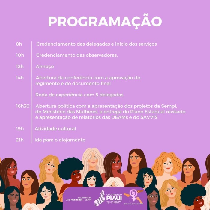 5ª Conferência Estadual de Políticas para Mulheres ocorre no dia 13