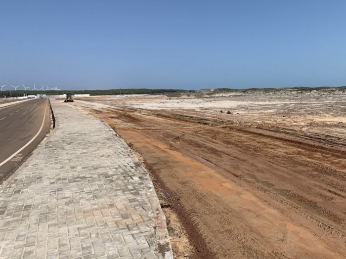 Governo do Estado executa urbanização da área do Porto de Luís Correia